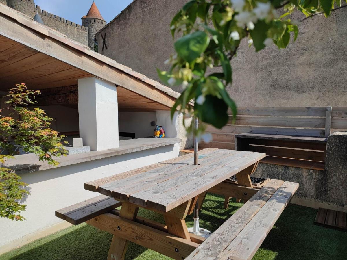 La Terrasse Du Temps Jadis Villa Carcassonne Eksteriør bilde